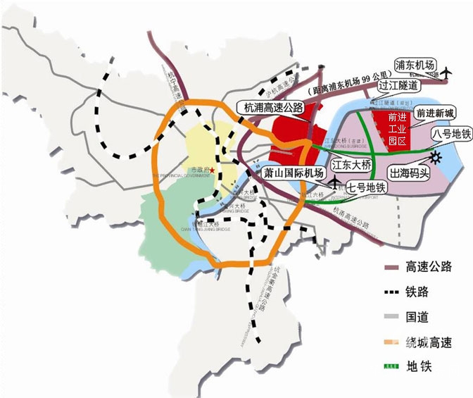 杭州大江东规划图揭晓，塑造未来城市新蓝图